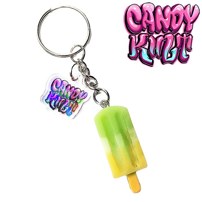 Lemon Lime Ice block Candy Kult Key Chain Candy Kult key chain key ring keychain Candy Cult - Candy Kult Land - Wishbone - Boo Kitty - Panku - Frosti - Toxic Kitten - Hex - Heart - Cult Candy - Ca