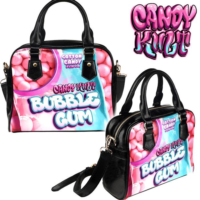 Cotton Candy Bubble Gum Candy Kult Classic Convertible Crossbody Handbag - Candy Kult - Candy Cult - Candy Kult Land - Wishbone - Boo Kitty - Panku - Frosti - Toxic Kitten - Hex-Heart - Cult Candy - Cake High Heels - [product_vendor}