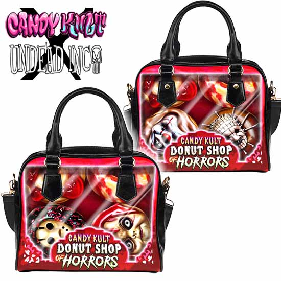 Donut Box Of Horrors Candy Kult Classic Convertible Crossbody Handbag - Candy Kult - Candy Cult - Candy Kult Land - Wishbone - Boo Kitty - Panku - Frosti - Toxic Kitten - Hex-Heart - Cult Candy - Cake High Heels - [product_vendor}