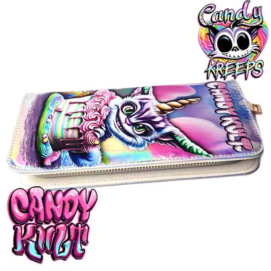 Pastelicorn Candy Kreeps Candy Kult Long Line Wallet - Candy Kult - Candy Cult - Candy Kult Land - Wishbone - Boo Kitty - Panku - Frosti - Toxic Kitten - Hex-Heart - Cult Candy - Cake High Heels - [product_vendor}