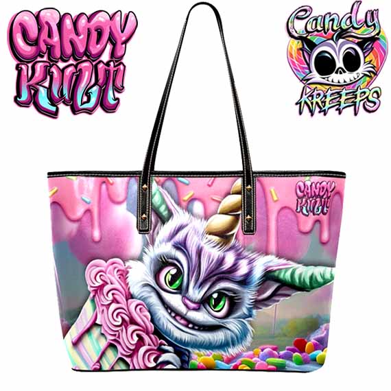 Pastelicorn Candy Kreeps Candy Kult Large Tote Bag - Candy Kult - Candy Cult - Candy Kult Land - Wishbone - Boo Kitty - Panku - Frosti - Toxic Kitten - Hex-Heart - Cult Candy - Cake High Heels - [product_vendor}