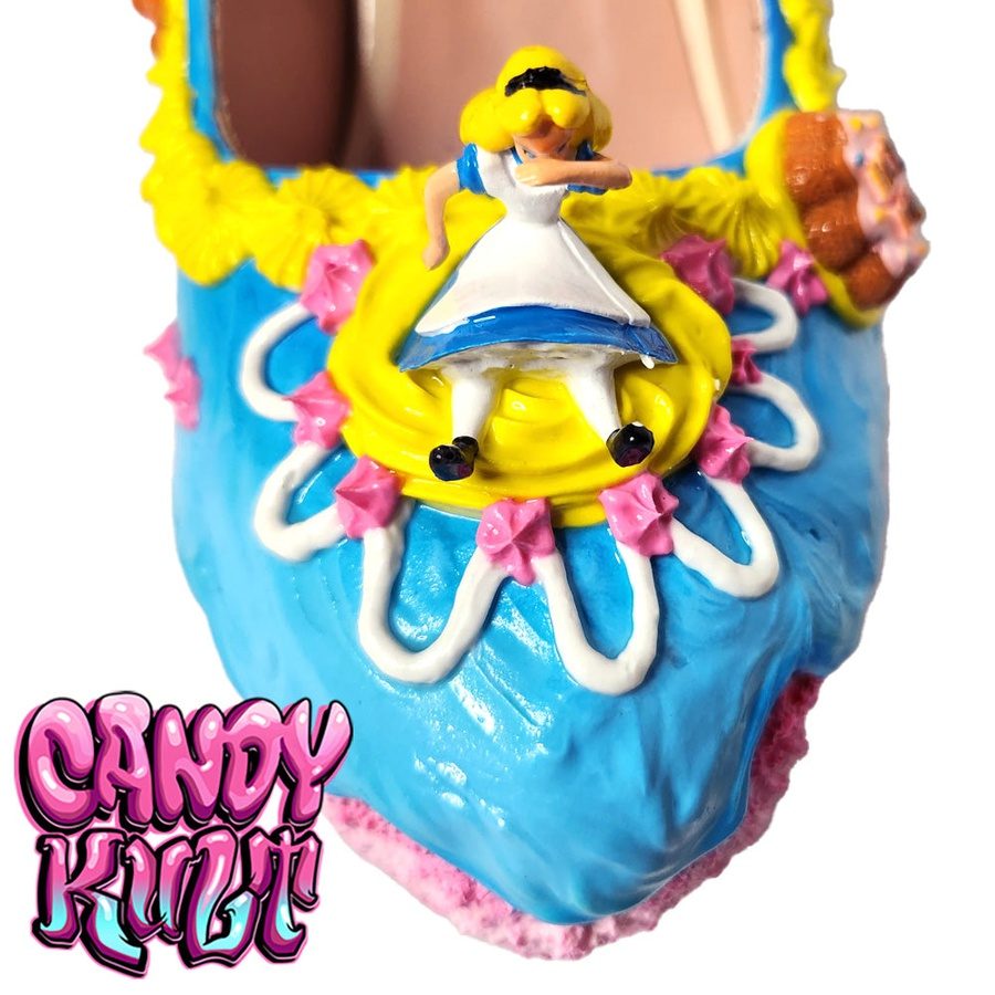 Mad Tea Party Cake High Heel Shoes - Candy Kult - Candy Cult - Candy Kult Land - Wishbone - Boo Kitty - Panku - Frosti - Toxic Kitten - Hex-Heart - Cult Candy - Cake High Heels - [product_vendor}