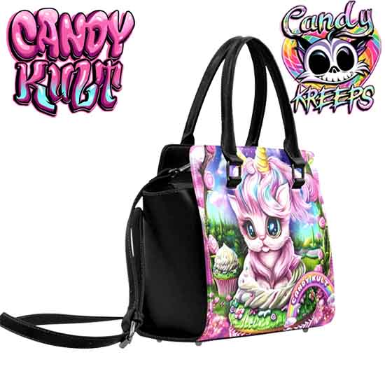 Flossie The Kitticorn Candy Kreeps Crossbody Handbag - Candy Kult - Candy Cult - Candy Kult Land - Wishbone - Boo Kitty - Panku - Frosti - Toxic Kitten - Hex-Heart - Cult Candy - Cake High Heels - [product_vendor}
