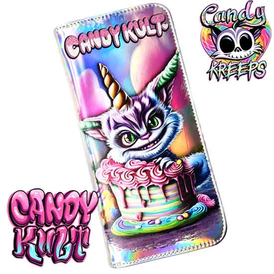 Pastelicorn Candy Kreeps Candy Kult Long Line Wallet - Candy Kult - Candy Cult - Candy Kult Land - Wishbone - Boo Kitty - Panku - Frosti - Toxic Kitten - Hex-Heart - Cult Candy - Cake High Heels - [product_vendor}