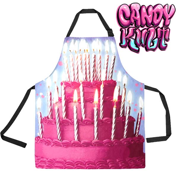 Pink Cake Candy Kult Apron - Candy Kult - Candy Cult - Candy Kult Land - Wishbone - Boo Kitty - Panku - Frosti - Toxic Kitten - Hex-Heart - Cult Candy - Cake High Heels - [product_vendor}