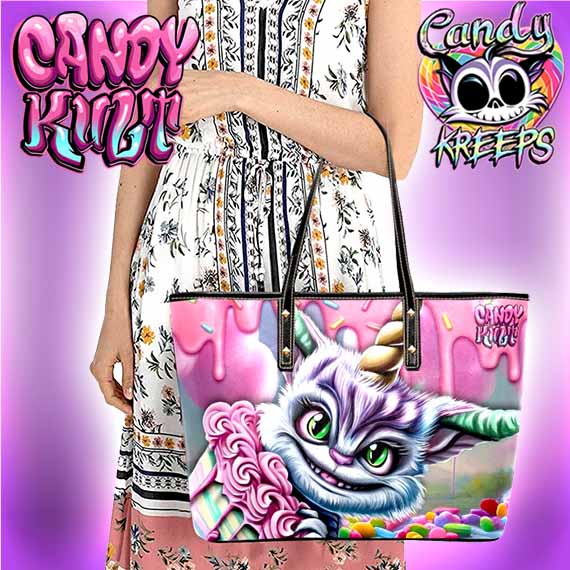 Pastelicorn Candy Kreeps Candy Kult Large Tote Bag - Candy Kult - Candy Cult - Candy Kult Land - Wishbone - Boo Kitty - Panku - Frosti - Toxic Kitten - Hex-Heart - Cult Candy - Cake High Heels - [product_vendor}