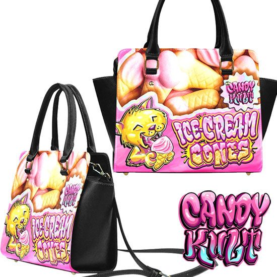 Ice Cream Cone Gummies Candy Kult Crossbody Handbag - Candy Kult - Candy Cult - Candy Kult Land - Wishbone - Boo Kitty - Panku - Frosti - Toxic Kitten - Hex-Heart - Cult Candy - Cake High Heels - [product_vendor}
