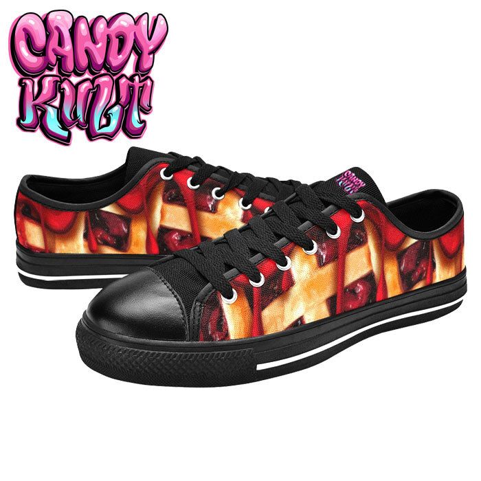 Oh My Cherry Pie Women's Low Canvas Shoes - Candy Kult - Candy Cult - Candy Kult Land - Wishbone - Boo Kitty - Panku - Frosti - Toxic Kitten - Hex-Heart - Cult Candy - Cake High Heels - [product_vendor}