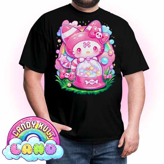 Wishbone Gumball Machine  - Candy Kult Land Men's / Unisex Classic T-Shirt - Candy Kult - Candy Cult - Candy Kult Land - Wishbone - Boo Kitty - Panku - Frosti - Toxic Kitten - Hex-Heart - Cult Candy - Cake High Heels - [product_vendor}