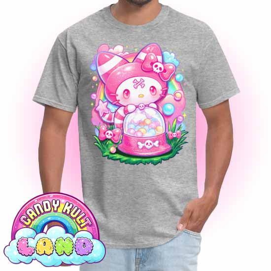 Wishbone Gumball Machine  - Candy Kult Land Men's / Unisex Classic T-Shirt - Candy Kult - Candy Cult - Candy Kult Land - Wishbone - Boo Kitty - Panku - Frosti - Toxic Kitten - Hex-Heart - Cult Candy - Cake High Heels - [product_vendor}