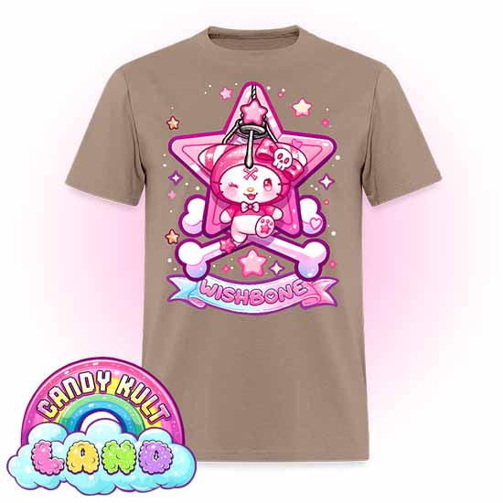 Wishbone Claw Machine Logo - Candy Kult Land Men's / Unisex Classic T-Shirt - Candy Kult - Candy Cult - Candy Kult Land - Wishbone - Boo Kitty - Panku - Frosti - Toxic Kitten - Hex-Heart - Cult Candy - Cake High Heels - [product_vendor}