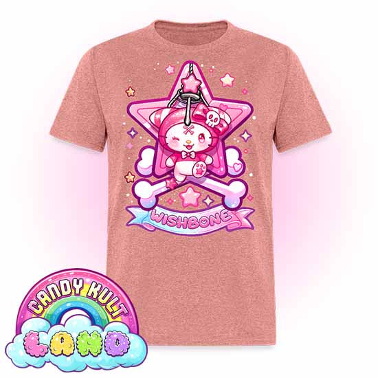Wishbone Claw Machine Logo - Candy Kult Land COLOUR Men's / Unisex Classic T-Shirt - Candy Kult - Candy Cult - Candy Kult Land - Wishbone - Boo Kitty - Panku - Frosti - Toxic Kitten - Hex-Heart - Cult Candy - Cake High Heels - [product_vendor}