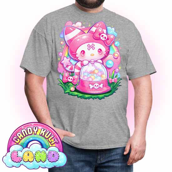 Wishbone Gumball Machine  - Candy Kult Land Men's / Unisex Classic T-Shirt - Candy Kult - Candy Cult - Candy Kult Land - Wishbone - Boo Kitty - Panku - Frosti - Toxic Kitten - Hex-Heart - Cult Candy - Cake High Heels - [product_vendor}
