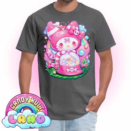 Wishbone Gumball Machine  - Candy Kult Land Men's / Unisex Classic T-Shirt - Candy Kult - Candy Cult - Candy Kult Land - Wishbone - Boo Kitty - Panku - Frosti - Toxic Kitten - Hex-Heart - Cult Candy - Cake High Heels - [product_vendor}