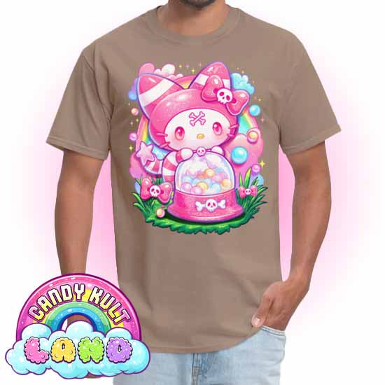Wishbone Gumball Machine  - Candy Kult Land Men's / Unisex Classic T-Shirt - Candy Kult - Candy Cult - Candy Kult Land - Wishbone - Boo Kitty - Panku - Frosti - Toxic Kitten - Hex-Heart - Cult Candy - Cake High Heels - [product_vendor}