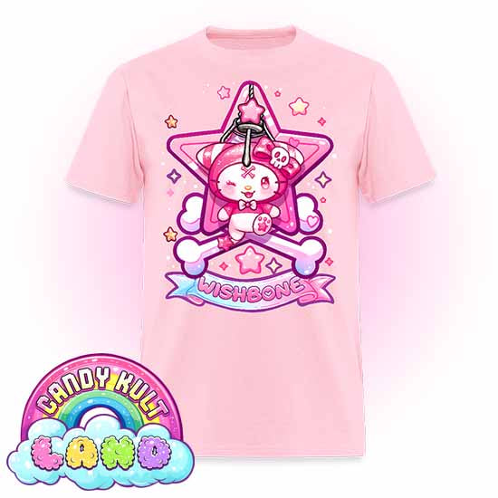 Wishbone Claw Machine Logo - Candy Kult Land COLOUR Men's / Unisex Classic T-Shirt - Candy Kult - Candy Cult - Candy Kult Land - Wishbone - Boo Kitty - Panku - Frosti - Toxic Kitten - Hex-Heart - Cult Candy - Cake High Heels - [product_vendor}