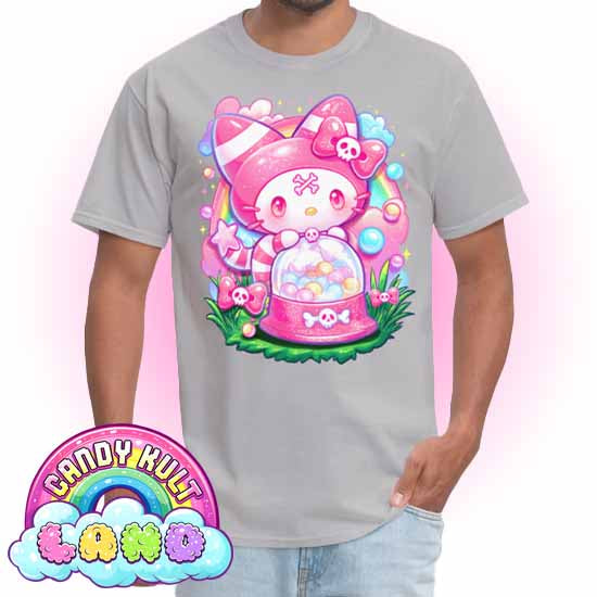 Wishbone Gumball Machine  - Candy Kult Land Men's / Unisex Classic T-Shirt - Candy Kult - Candy Cult - Candy Kult Land - Wishbone - Boo Kitty - Panku - Frosti - Toxic Kitten - Hex-Heart - Cult Candy - Cake High Heels - [product_vendor}