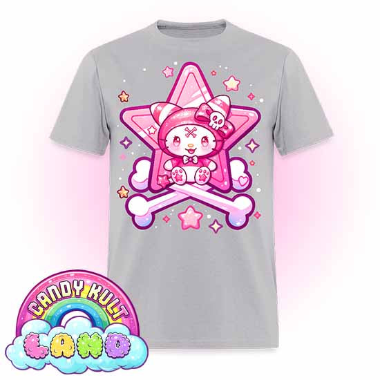 Wishbone Crossbones - Candy Kult Land Men's / Unisex Classic T-Shirt - Candy Kult - Candy Cult - Candy Kult Land - Wishbone - Boo Kitty - Panku - Frosti - Toxic Kitten - Hex-Heart - Cult Candy - Cake High Heels - [product_vendor}
