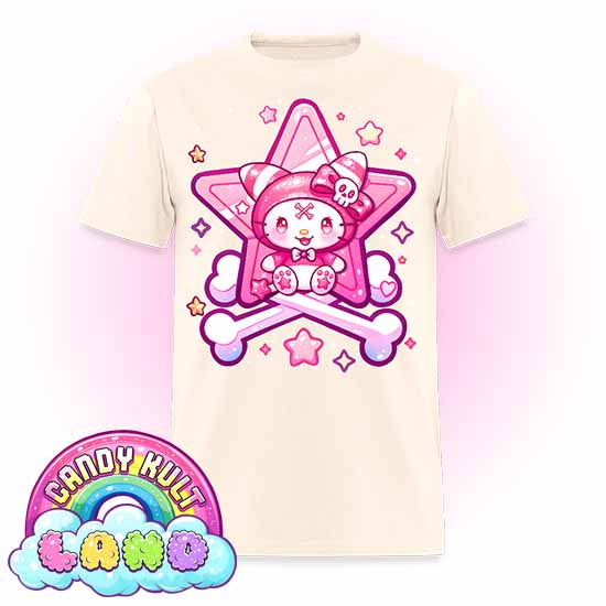 Wishbone Crossbones - Candy Kult Land Men's / Unisex Classic T-Shirt - Candy Kult - Candy Cult - Candy Kult Land - Wishbone - Boo Kitty - Panku - Frosti - Toxic Kitten - Hex-Heart - Cult Candy - Cake High Heels - [product_vendor}