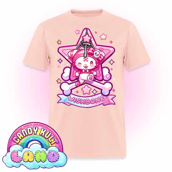 Wishbone Claw Machine Logo - Candy Kult Land COLOUR Men's / Unisex Classic T-Shirt - Candy Kult - Candy Cult - Candy Kult Land - Wishbone - Boo Kitty - Panku - Frosti - Toxic Kitten - Hex-Heart - Cult Candy - Cake High Heels - [product_vendor}