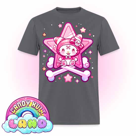 Wishbone Crossbones - Candy Kult Land Men's / Unisex Classic T-Shirt - Candy Kult - Candy Cult - Candy Kult Land - Wishbone - Boo Kitty - Panku - Frosti - Toxic Kitten - Hex-Heart - Cult Candy - Cake High Heels - [product_vendor}