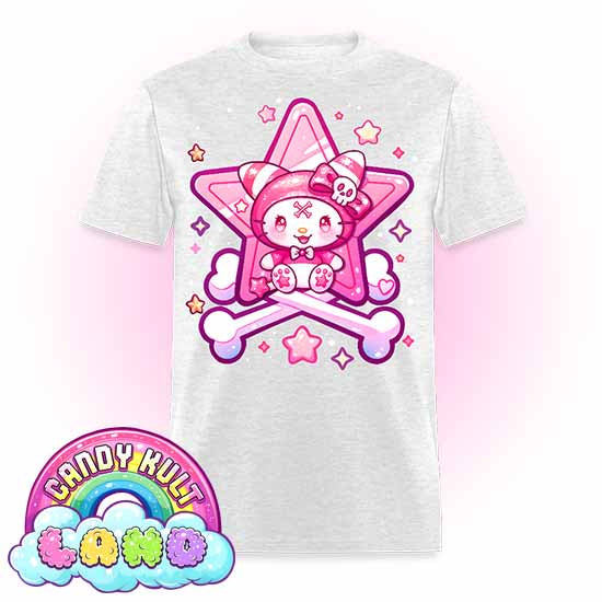 Wishbone Crossbones - Candy Kult Land Men's / Unisex Classic T-Shirt - Candy Kult - Candy Cult - Candy Kult Land - Wishbone - Boo Kitty - Panku - Frosti - Toxic Kitten - Hex-Heart - Cult Candy - Cake High Heels - [product_vendor}