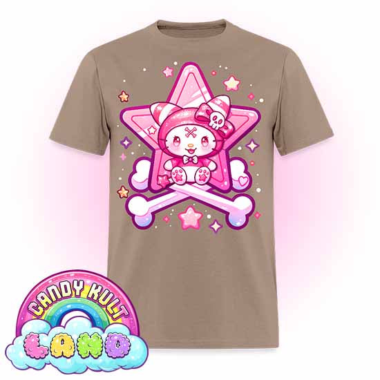 Wishbone Crossbones - Candy Kult Land Men's / Unisex Classic T-Shirt - Candy Kult - Candy Cult - Candy Kult Land - Wishbone - Boo Kitty - Panku - Frosti - Toxic Kitten - Hex-Heart - Cult Candy - Cake High Heels - [product_vendor}