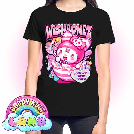 Wishbonez Cereal - Candy Kult Land REGULAR FIT Ladies T-Shirt - Candy Kult - Candy Cult - Candy Kult Land - Wishbone - Boo Kitty - Panku - Frosti - Toxic Kitten - Hex-Heart - Cult Candy - Cake High Heels - [product_vendor}
