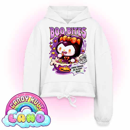 Boo Bites - Candy Kult Land Women’s Cropped Hoodie