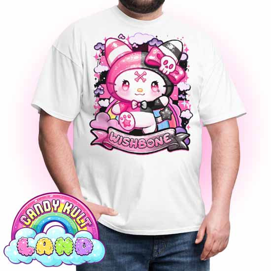 Wishbone Sparkle Punk  - Candy Kult Land Men's / Unisex Classic T-Shirt - Candy Kult - Candy Cult - Candy Kult Land - Wishbone - Boo Kitty - Panku - Frosti - Toxic Kitten - Hex-Heart - Cult Candy - Cake High Heels - [product_vendor}