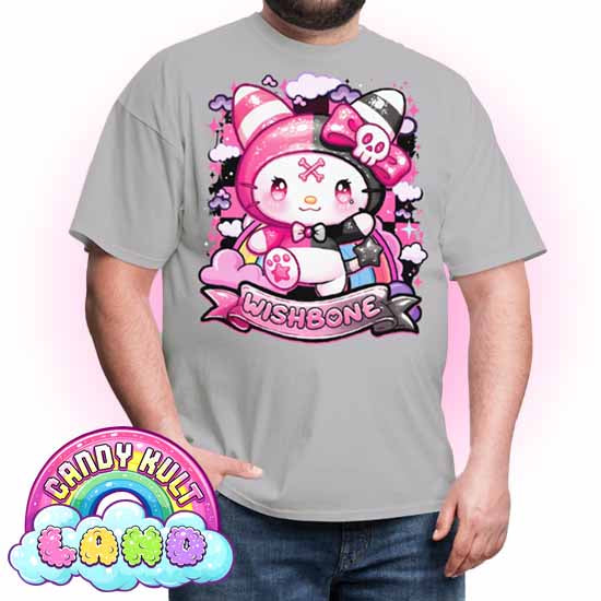 Wishbone Sparkle Punk  - Candy Kult Land Men's / Unisex Classic T-Shirt - Candy Kult - Candy Cult - Candy Kult Land - Wishbone - Boo Kitty - Panku - Frosti - Toxic Kitten - Hex-Heart - Cult Candy - Cake High Heels - [product_vendor}
