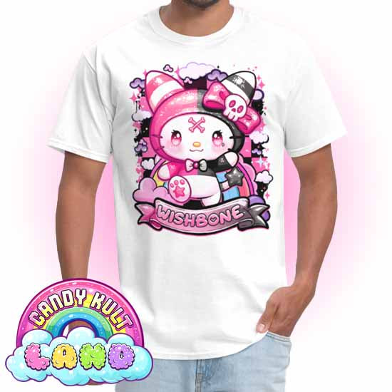 Wishbone Sparkle Punk  - Candy Kult Land Men's / Unisex Classic T-Shirt - Candy Kult - Candy Cult - Candy Kult Land - Wishbone - Boo Kitty - Panku - Frosti - Toxic Kitten - Hex-Heart - Cult Candy - Cake High Heels - [product_vendor}