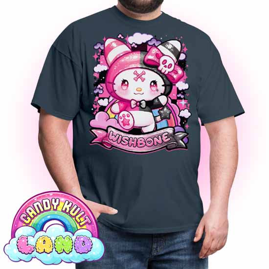 Wishbone Sparkle Punk  - Candy Kult Land Men's / Unisex Classic T-Shirt - Candy Kult - Candy Cult - Candy Kult Land - Wishbone - Boo Kitty - Panku - Frosti - Toxic Kitten - Hex-Heart - Cult Candy - Cake High Heels - [product_vendor}