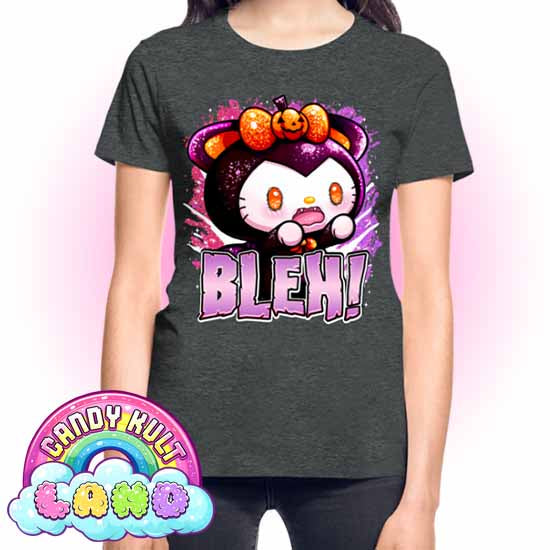 Bleh Boo Kitty Origins - Candy Kult Land REGULAR FIT Ladies T-Shirt - Candy Kult - Candy Cult - Candy Kult Land - Wishbone - Boo Kitty - Panku - Frosti - Toxic Kitten - Hex-Heart - Cult Candy - Cake High Heels - [product_vendor}