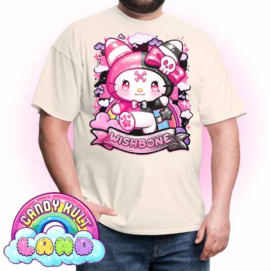 Wishbone Sparkle Punk  - Candy Kult Land Men's / Unisex Classic T-Shirt - Candy Kult - Candy Cult - Candy Kult Land - Wishbone - Boo Kitty - Panku - Frosti - Toxic Kitten - Hex-Heart - Cult Candy - Cake High Heels - [product_vendor}