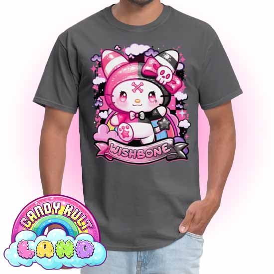 Wishbone Sparkle Punk  - Candy Kult Land Men's / Unisex Classic T-Shirt - Candy Kult - Candy Cult - Candy Kult Land - Wishbone - Boo Kitty - Panku - Frosti - Toxic Kitten - Hex-Heart - Cult Candy - Cake High Heels - [product_vendor}