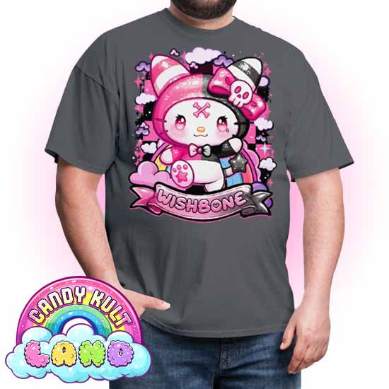 Wishbone Sparkle Punk  - Candy Kult Land Men's / Unisex Classic T-Shirt - Candy Kult - Candy Cult - Candy Kult Land - Wishbone - Boo Kitty - Panku - Frosti - Toxic Kitten - Hex-Heart - Cult Candy - Cake High Heels - [product_vendor}