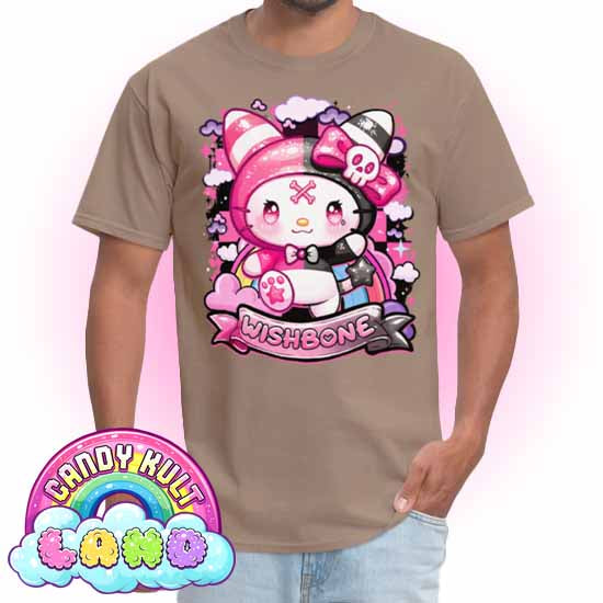 Wishbone Sparkle Punk  - Candy Kult Land Men's / Unisex Classic T-Shirt - Candy Kult - Candy Cult - Candy Kult Land - Wishbone - Boo Kitty - Panku - Frosti - Toxic Kitten - Hex-Heart - Cult Candy - Cake High Heels - [product_vendor}