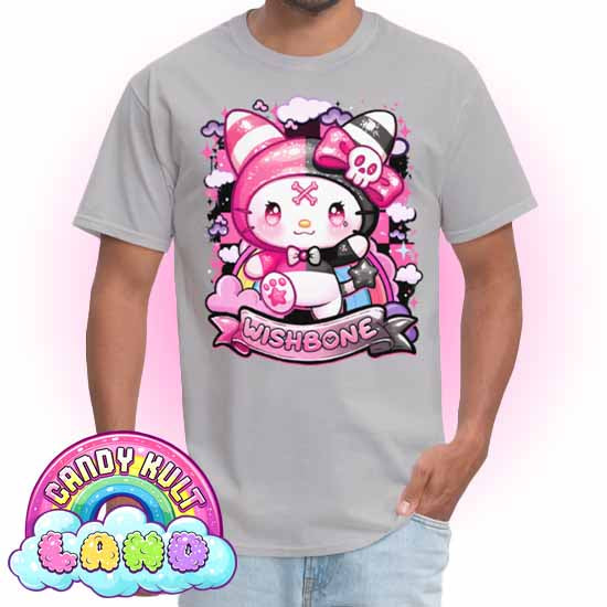 Wishbone Sparkle Punk  - Candy Kult Land Men's / Unisex Classic T-Shirt - Candy Kult - Candy Cult - Candy Kult Land - Wishbone - Boo Kitty - Panku - Frosti - Toxic Kitten - Hex-Heart - Cult Candy - Cake High Heels - [product_vendor}