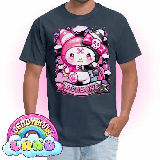 Wishbone Sparkle Punk  - Candy Kult Land Men's / Unisex Classic T-Shirt - Candy Kult - Candy Cult - Candy Kult Land - Wishbone - Boo Kitty - Panku - Frosti - Toxic Kitten - Hex-Heart - Cult Candy - Cake High Heels - [product_vendor}