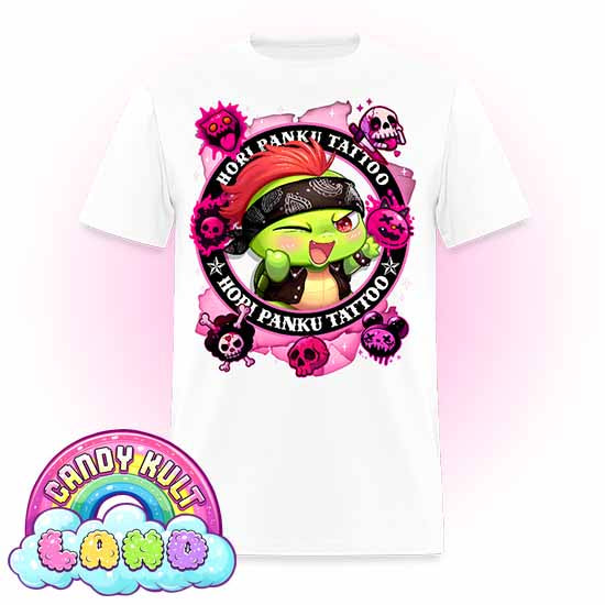 Hori Panku Tattoo Pink - Candy Kult Land Men's / Unisex Classic T-Shirt - Candy Kult - Candy Cult - Candy Kult Land - Wishbone - Boo Kitty - Panku - Frosti - Toxic Kitten - Hex-Heart - Cult Candy - Cake High Heels - [product_vendor}