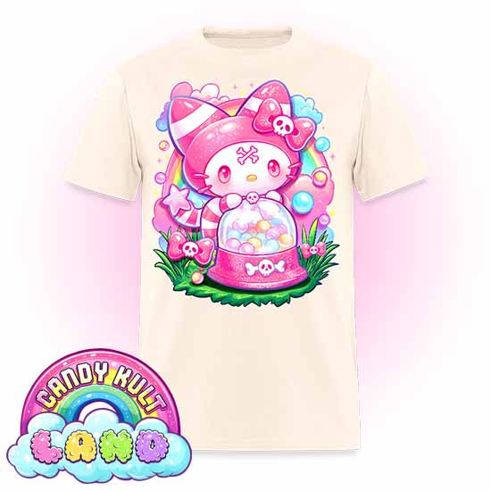 Wishbone Gumball Machine  - Candy Kult Land Men's / Unisex Classic T-Shirt - Candy Kult - Candy Cult - Candy Kult Land - Wishbone - Boo Kitty - Panku - Frosti - Toxic Kitten - Hex-Heart - Cult Candy - Cake High Heels - [product_vendor}