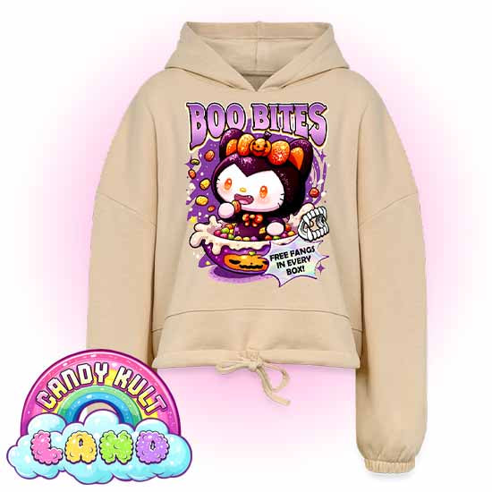 Boo Bites - Candy Kult Land Women’s Cropped Hoodie