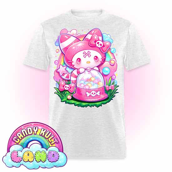 Wishbone Gumball Machine  - Candy Kult Land Men's / Unisex Classic T-Shirt - Candy Kult - Candy Cult - Candy Kult Land - Wishbone - Boo Kitty - Panku - Frosti - Toxic Kitten - Hex-Heart - Cult Candy - Cake High Heels - [product_vendor}