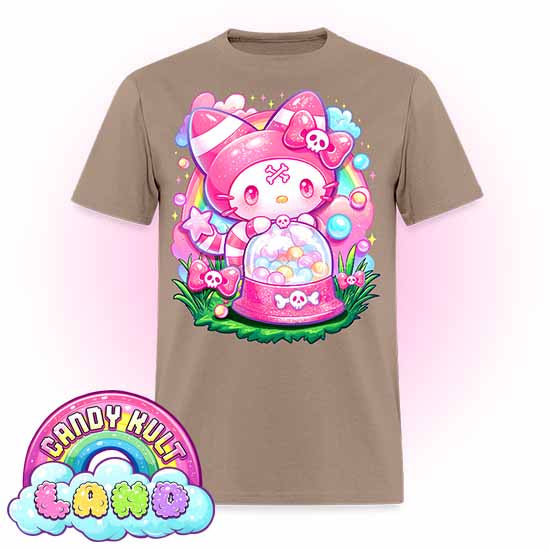 Wishbone Gumball Machine  - Candy Kult Land Men's / Unisex Classic T-Shirt - Candy Kult - Candy Cult - Candy Kult Land - Wishbone - Boo Kitty - Panku - Frosti - Toxic Kitten - Hex-Heart - Cult Candy - Cake High Heels - [product_vendor}