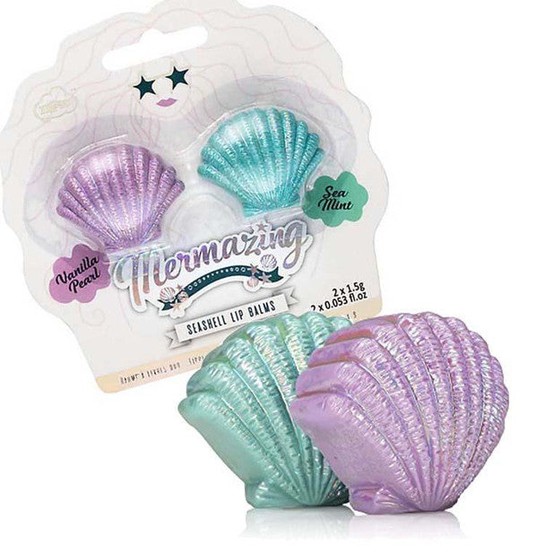 Mermaid Clam Shell Lip Gloss Duo