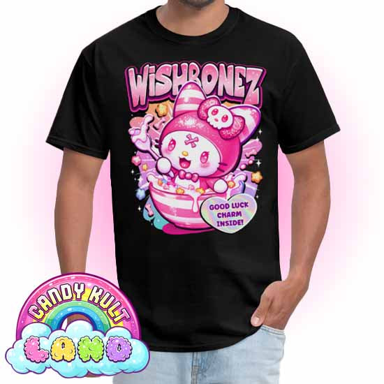 Wishbonez Cereal - Candy Kult Land Men's / Unisex Classic T-Shirt - Candy Kult - Candy Cult - Candy Kult Land - Wishbone - Boo Kitty - Panku - Frosti - Toxic Kitten - Hex-Heart - Cult Candy - Cake High Heels - [product_vendor}