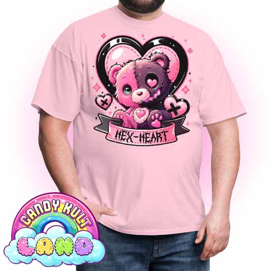 Hex-Heart - Candy Kult Land COLOUR Men's / Unisex Classic T-Shirt - Candy Kult - Candy Cult - Candy Kult Land - Wishbone - Boo Kitty - Panku - Frosti - Toxic Kitten - Hex-Heart - Cult Candy - Cake High Heels - [product_vendor}