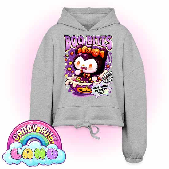 Boo Bites - Candy Kult Land Women’s Cropped Hoodie