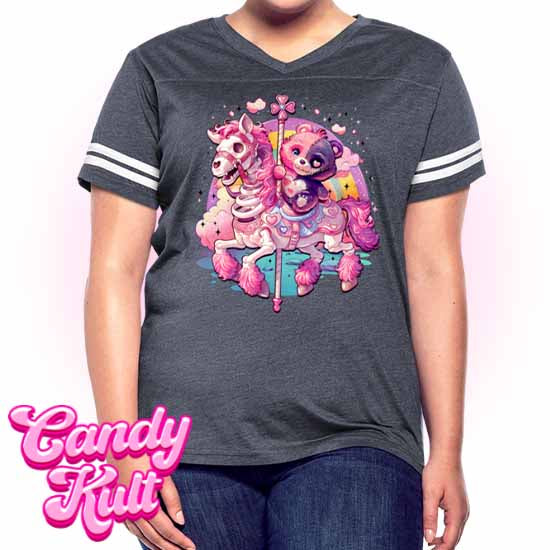Spooky Bear Carousel - Fright Candy Women’s Vintage Sport T-Shirt - Candy Kult - Candy Cult - Candy Kult Land - Wishbone - Boo Kitty - Panku - Frosti - Toxic Kitten - Hex-Heart - Cult Candy - Cake High Heels - [product_vendor}
